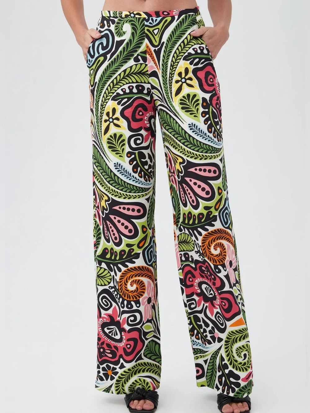 NWT Trina Turk Tania wide leg pant - Picture 1 of 6